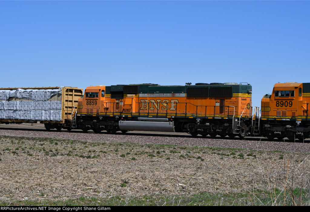 BNSF 8859 Roster shot.